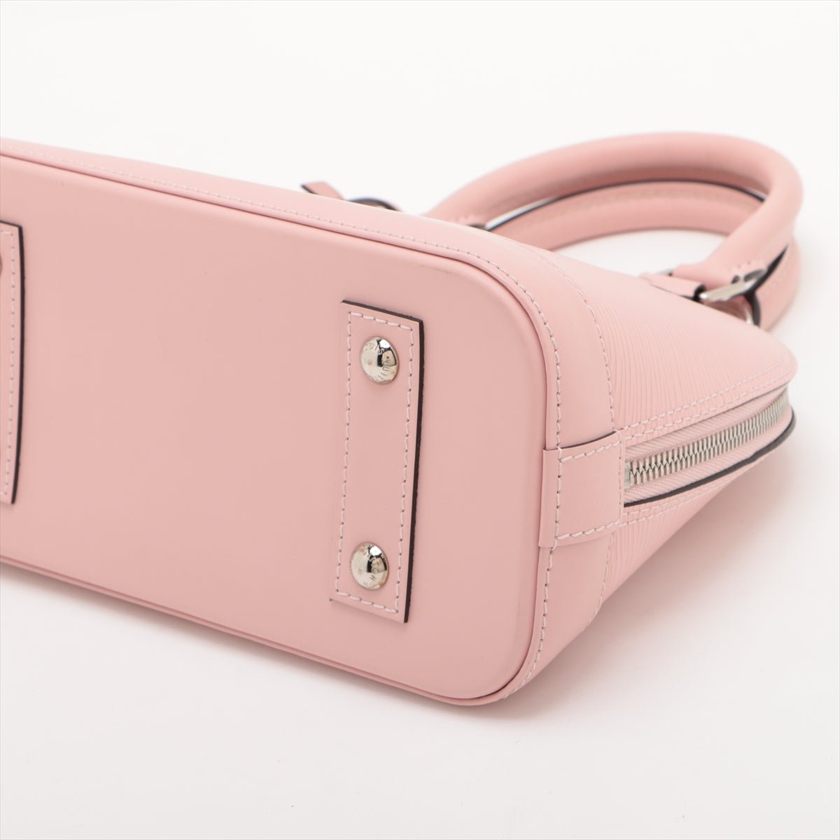 Second hand Louis Vuitton Alma BB Epi Leather Top-handle Handbag Pink - Tabita Bags