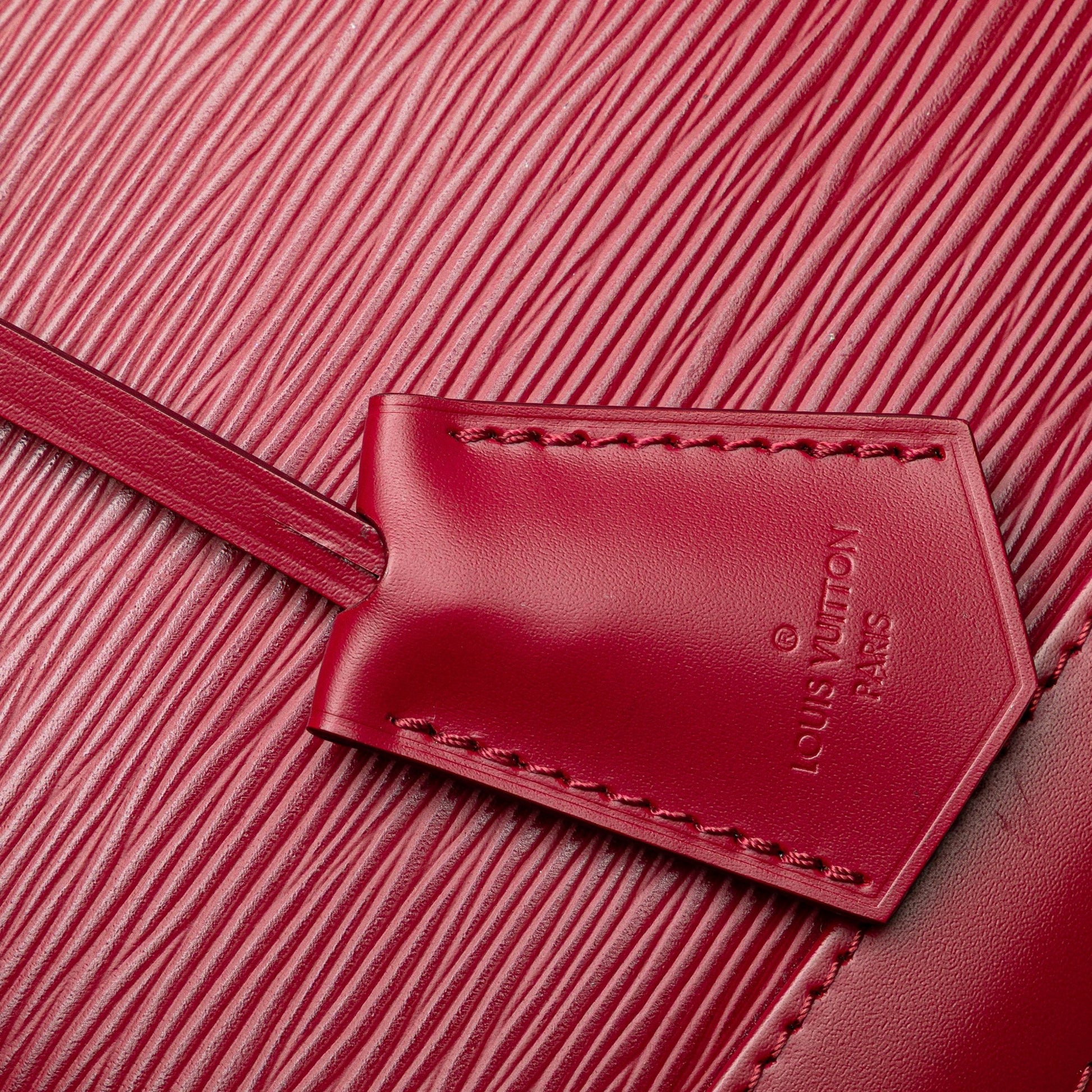 Second hand Louis Vuitton Alma BB Epi Leather Top - handle Handbag Pink - Tabita Bags