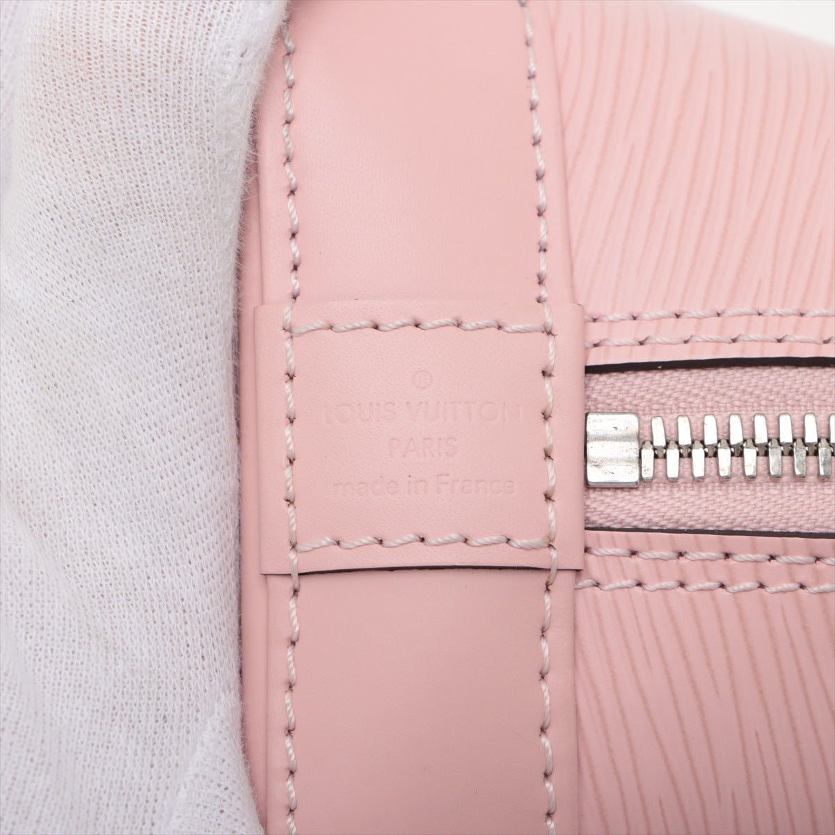 Second hand Louis Vuitton Alma BB Epi Leather Top-handle Handbag Pink - Tabita Bags