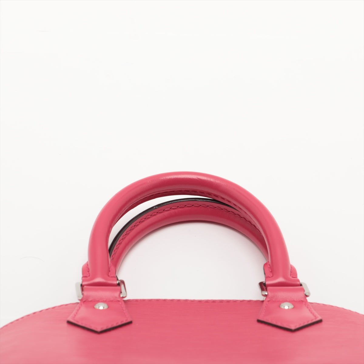 Second hand Louis Vuitton Alma BB Epi Leather Top - handle Handbag Pink - Tabita Bags