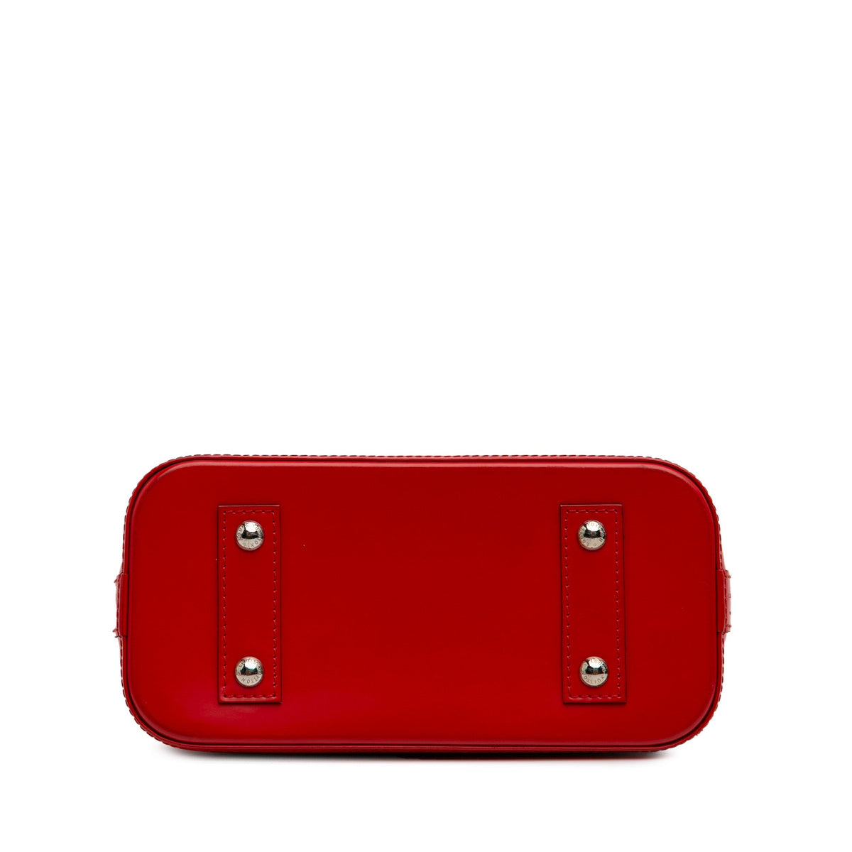 Second hand Louis Vuitton Alma BB Epi Leather Top - handle Handbag Red - Tabita Bags
