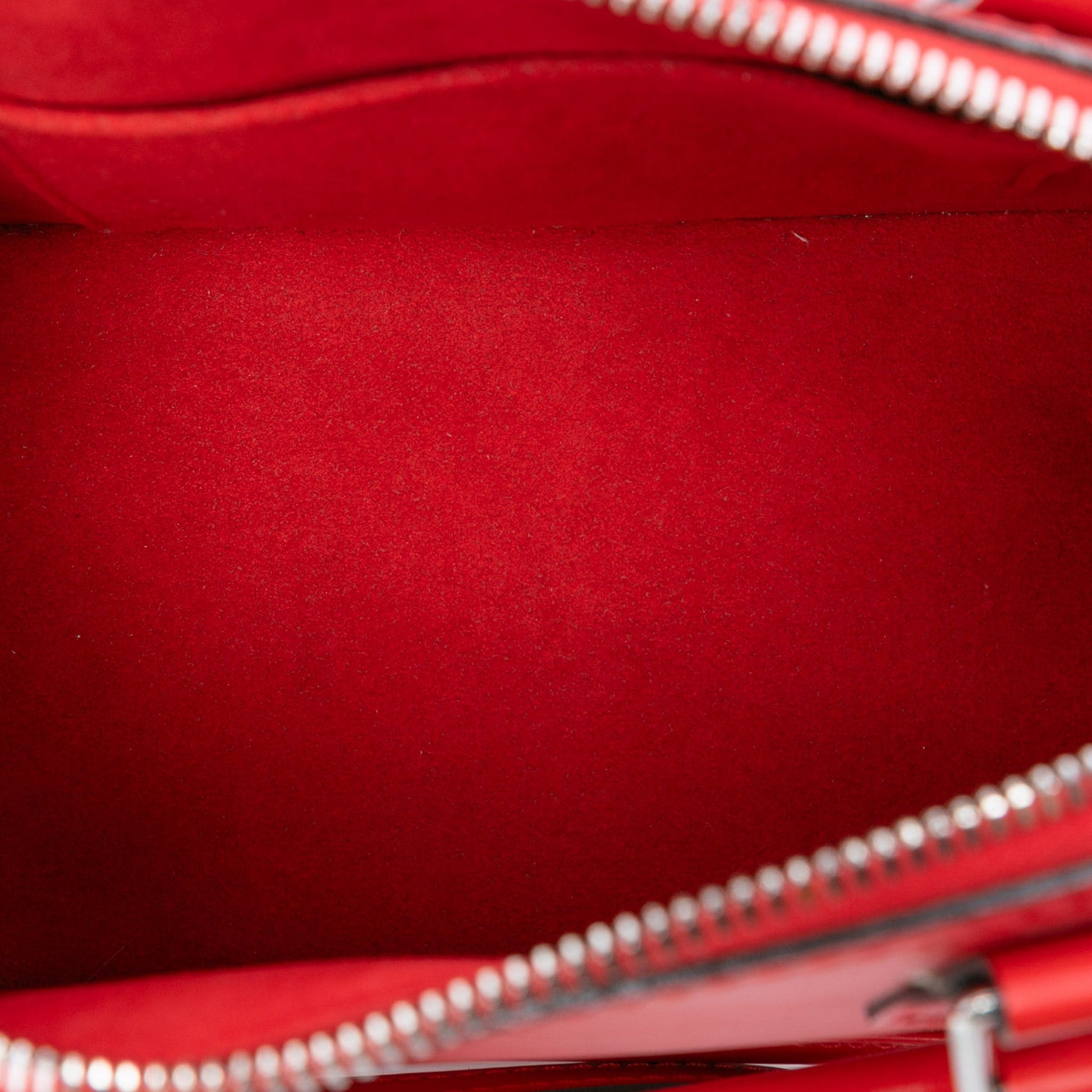 Second hand Louis Vuitton Alma BB Epi Leather Top - handle Handbag Red - Tabita Bags