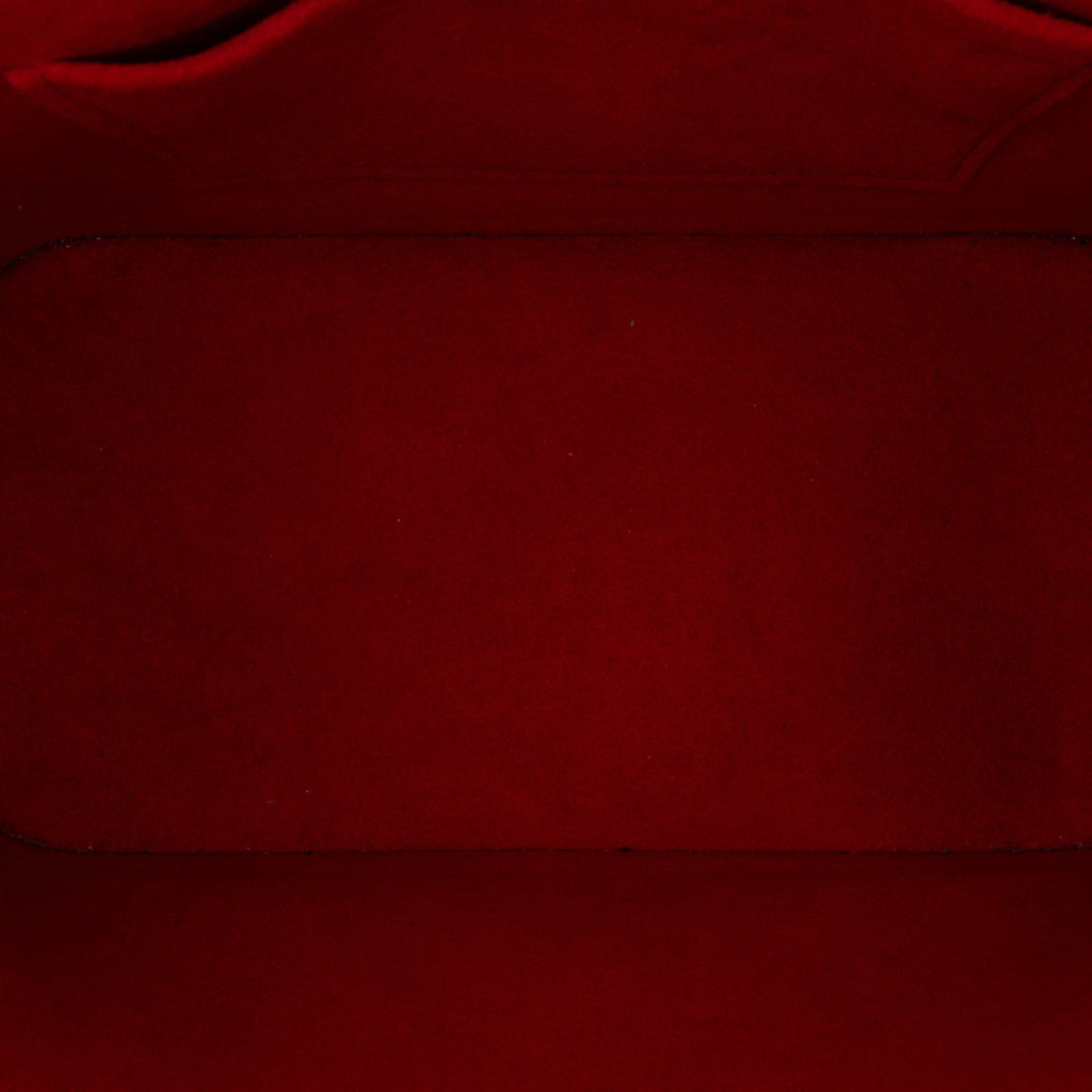 Second hand Louis Vuitton Alma BB Epi Leather Top - handle Handbag Red - Tabita Bags