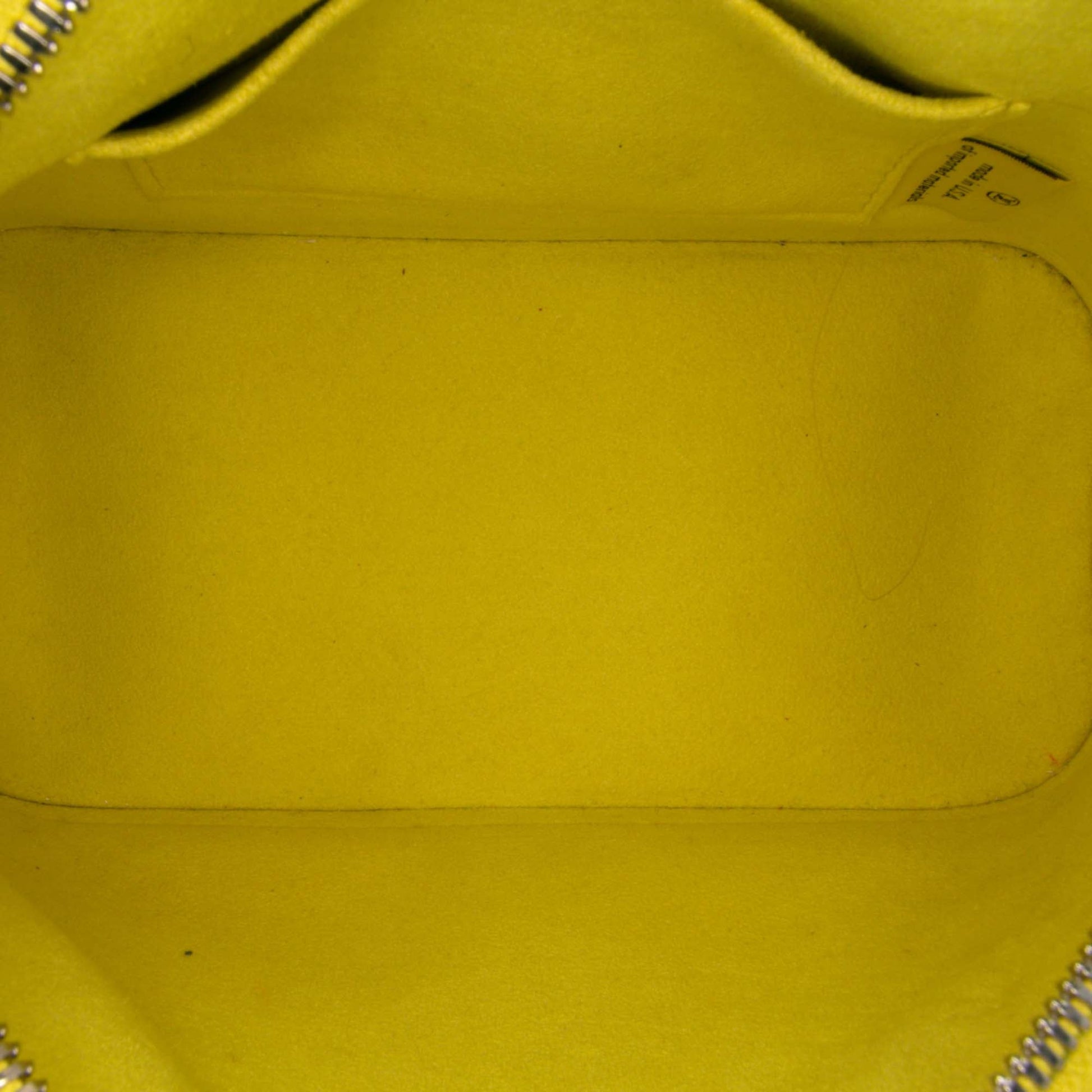 Second hand Louis Vuitton Alma BB Epi Leather Top - handle Handbag Yellow - Tabita Bags