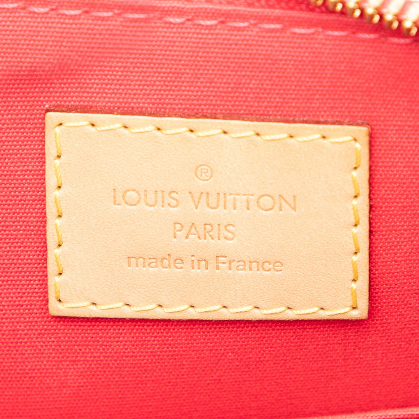 Second hand Louis Vuitton Alma BB Monogram Vernis Leather 2 - Ways Top - handle Handbag Pink - Tabita Bags