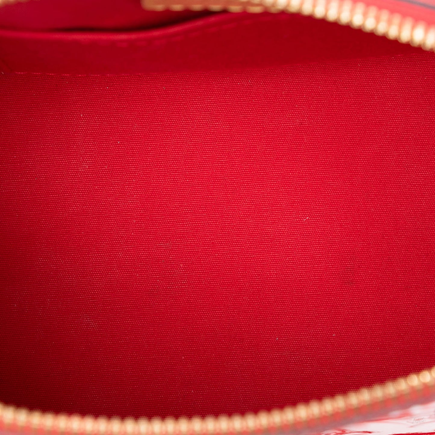 Second hand Louis Vuitton Alma BB Monogram Vernis Leather 2 - Ways Top - handle Handbag Red - Tabita Bags