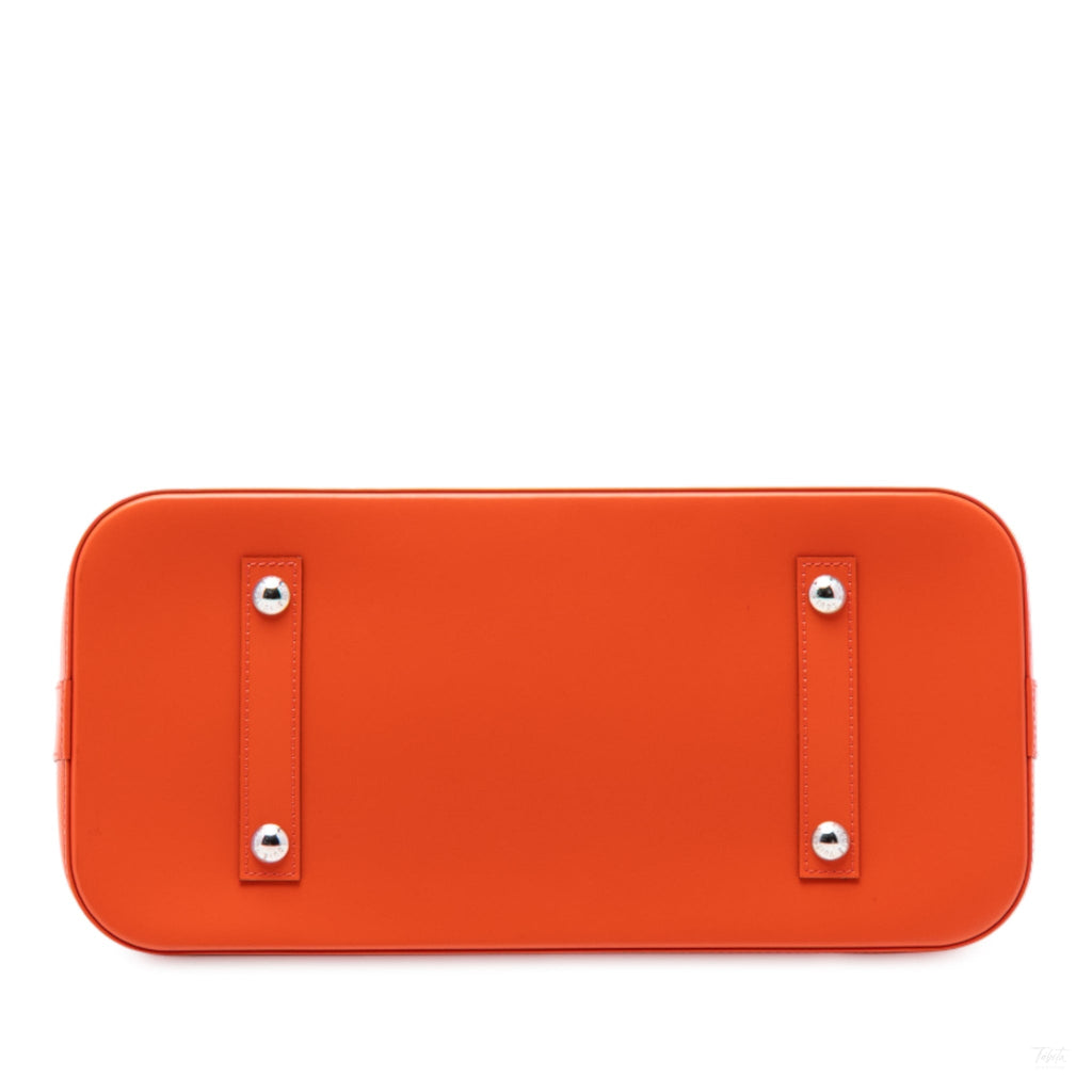 Second hand Louis Vuitton Alma GM Epi Leather Top - handle Handbag Orange - Tabita Bags