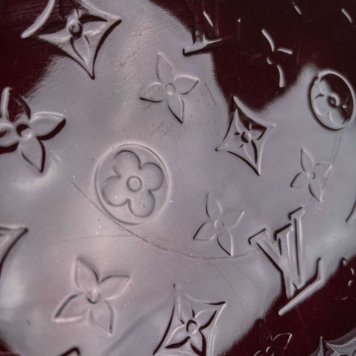 Second hand Louis Vuitton Alma GM Patent Leather Top - handle Handbag Burgundy - Tabita Bags