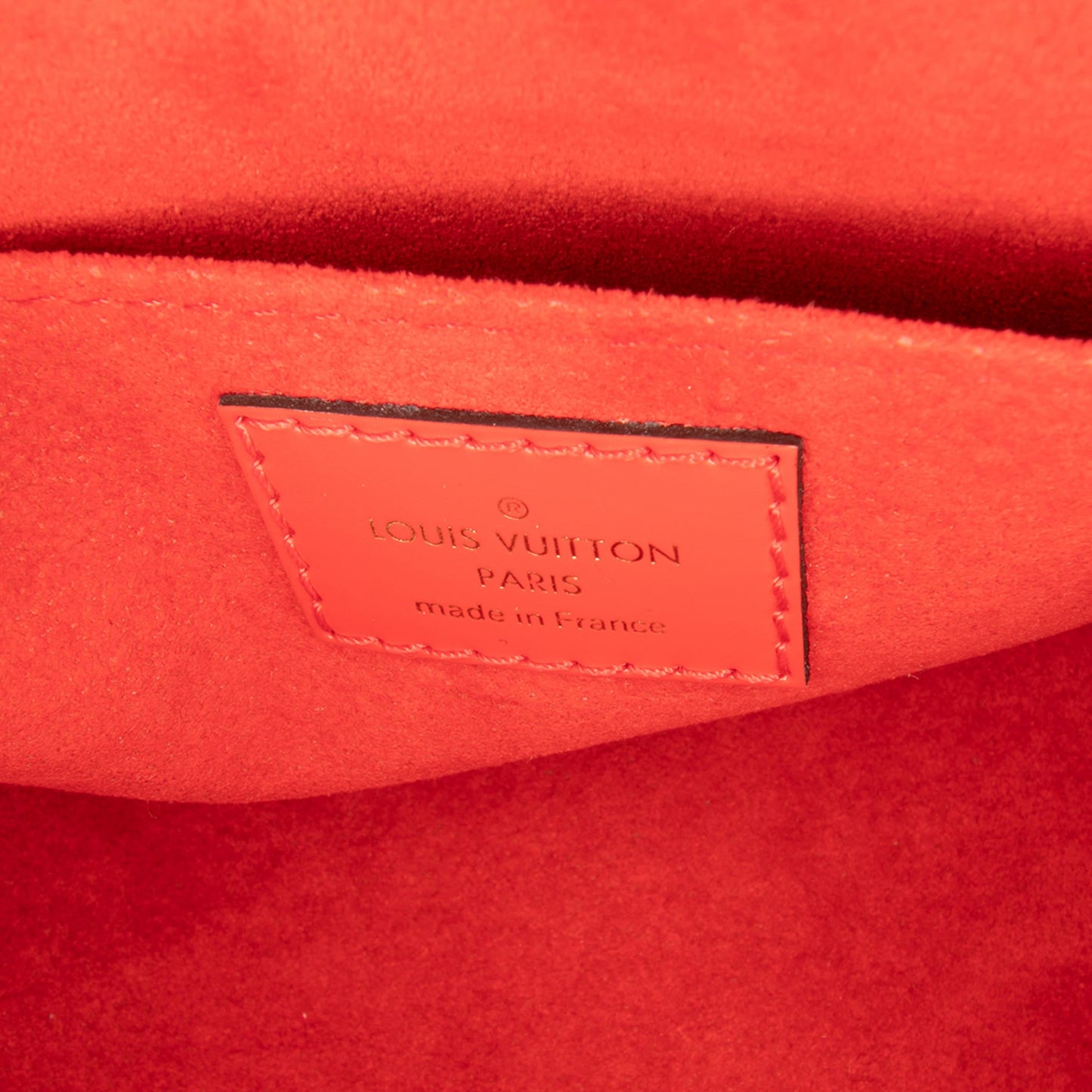 Second hand Louis Vuitton Alma Mini Epi Leather Shoulder Bag Red - Tabita Bags