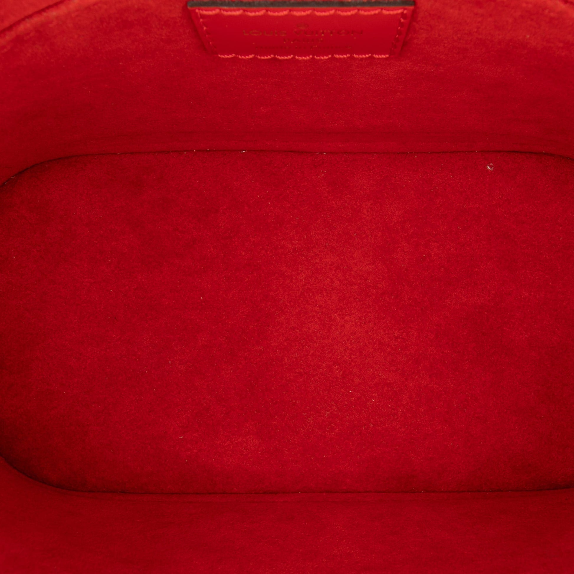 Second hand Louis Vuitton Alma Mini Epi Leather Shoulder Bag Red - Tabita Bags