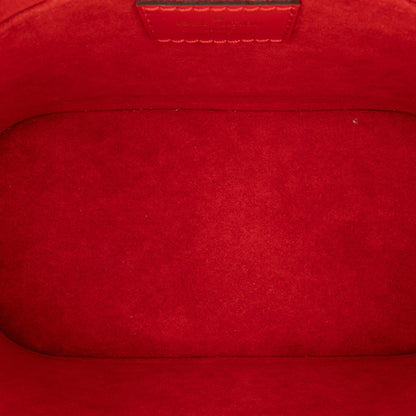 Second hand Louis Vuitton Alma Mini Epi Leather Shoulder Bag Red - Tabita Bags