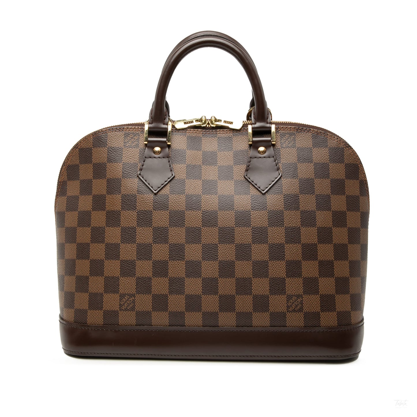 Second hand Louis Vuitton Alma PM Canvas Bag Damier Ebene - Tabita Bags