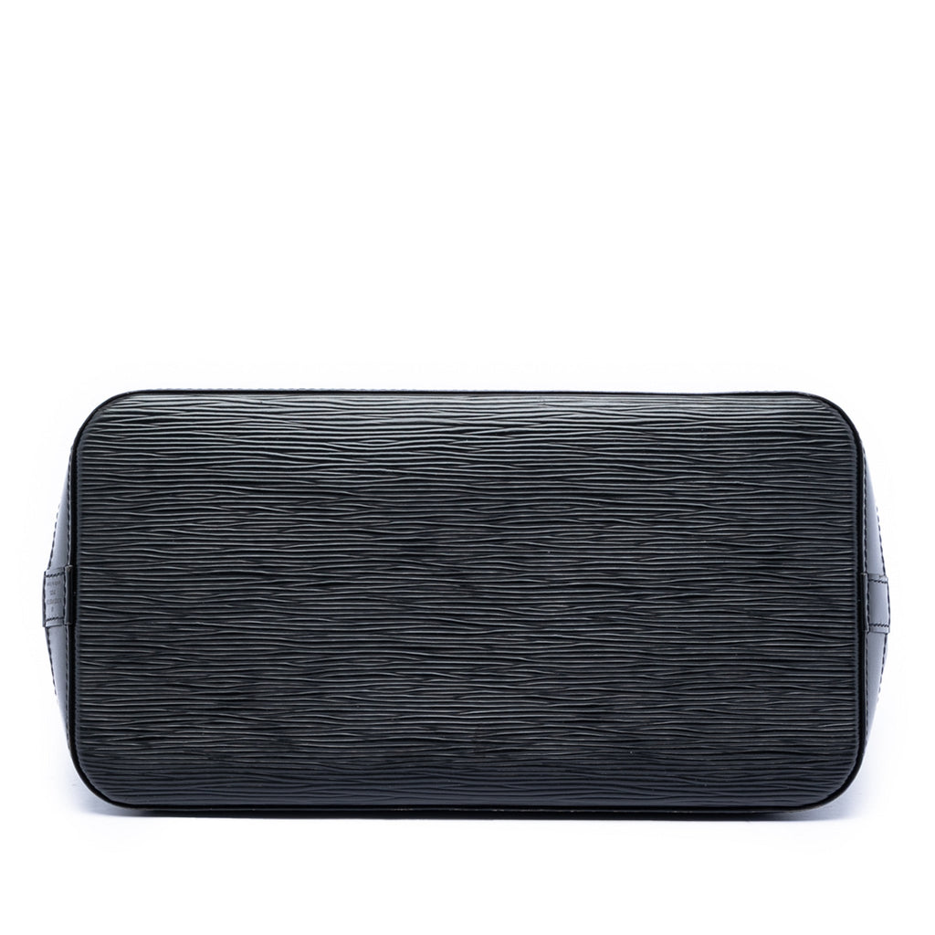Second hand Louis Vuitton Alma PM Epi Leather Handbag Black - Tabita Bags