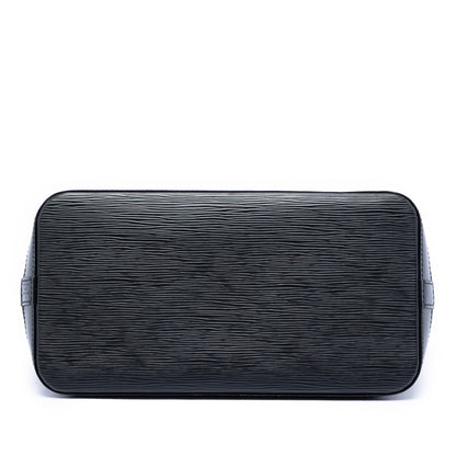 Second hand Louis Vuitton Alma PM Epi Leather Handbag Black - Tabita Bags