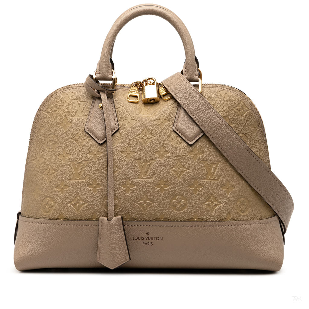 Second hand Louis Vuitton Alma PM Leather Embossed Monogram Bag Monogram - Tabita Bags