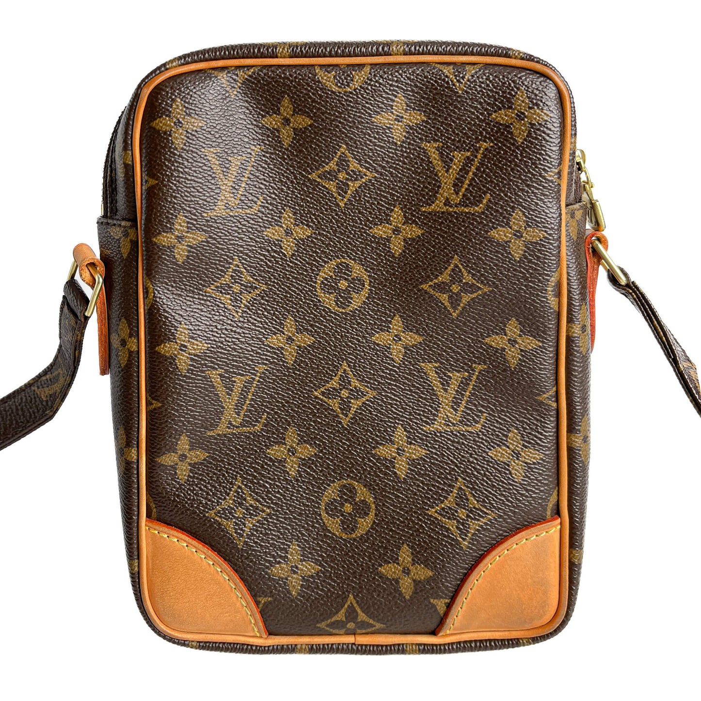 Second hand Louis Vuitton Amazone Canvas Crossbody Brown - Tabita Bags