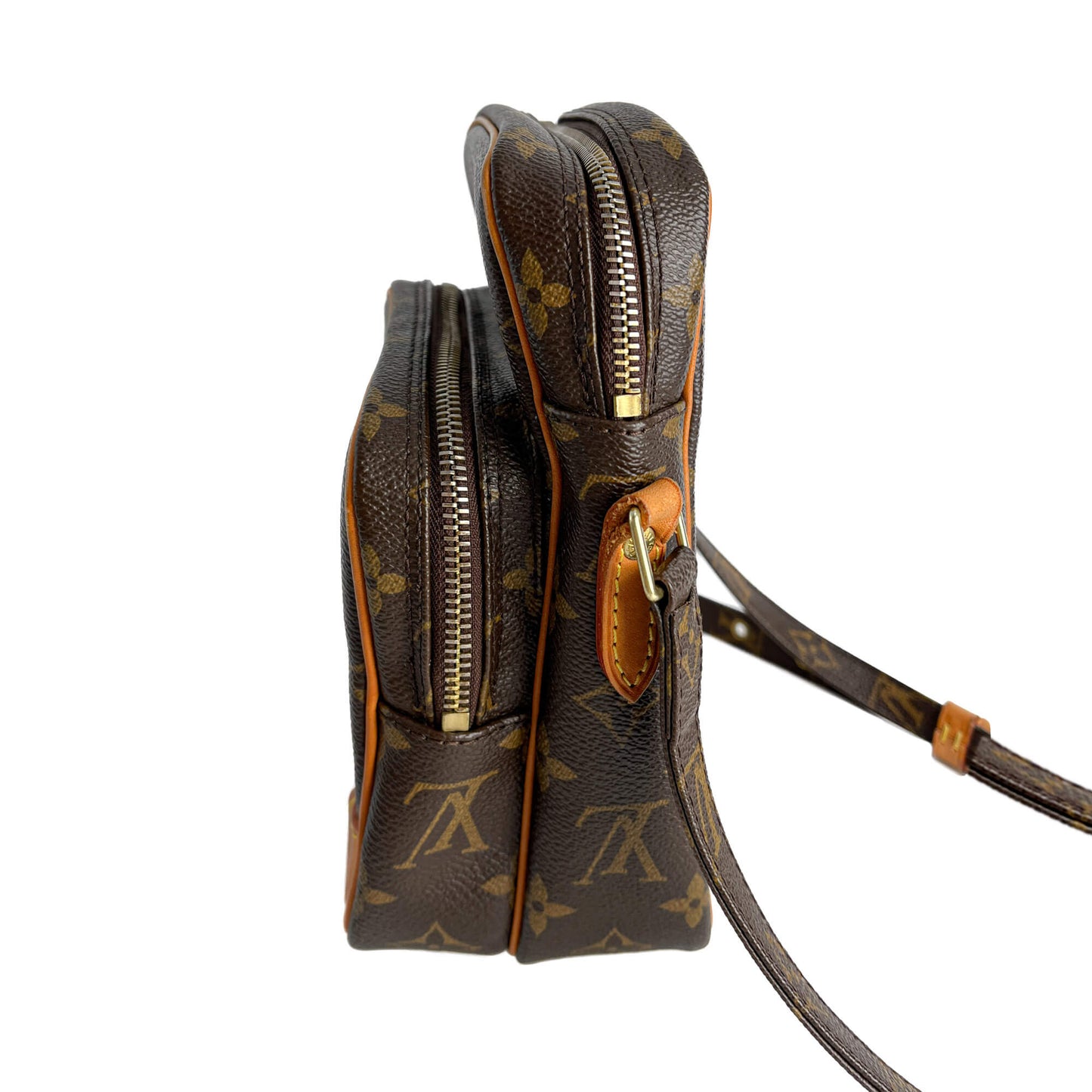 Second hand Louis Vuitton Amazone Canvas Crossbody Brown - Tabita Bags