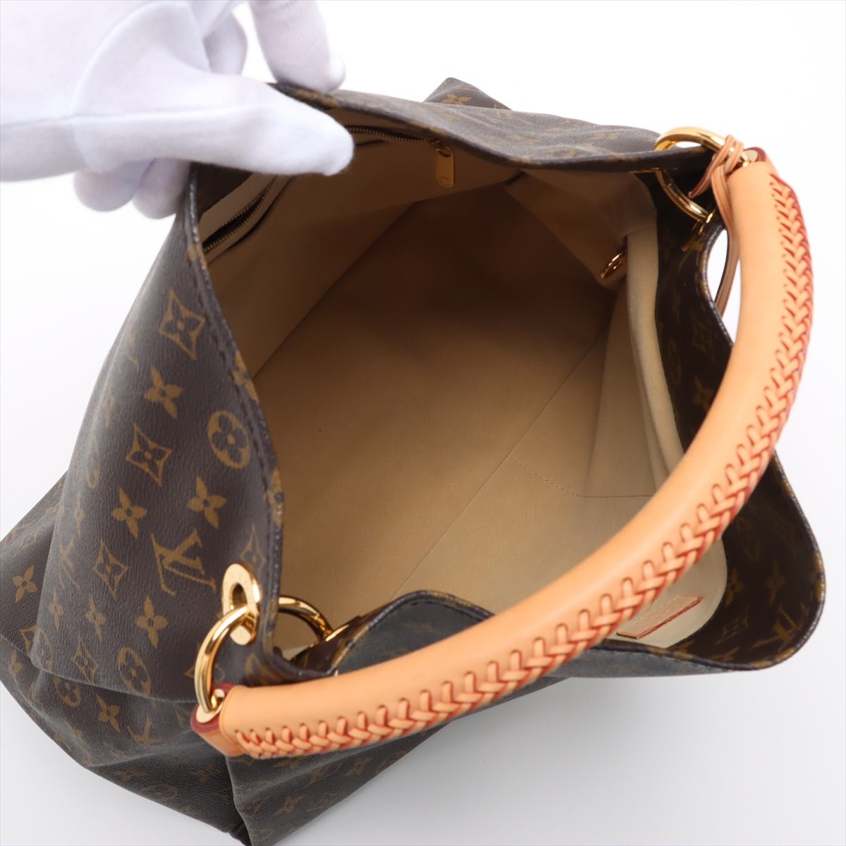 Second hand Louis Vuitton Artsy Canvas Hobo Shoulder Bag Monogram - Tabita Bags