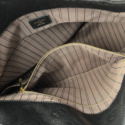 Second hand Louis Vuitton Artsy Leather Empreinte Hobo Shoulder Bag Black - Tabita Bags