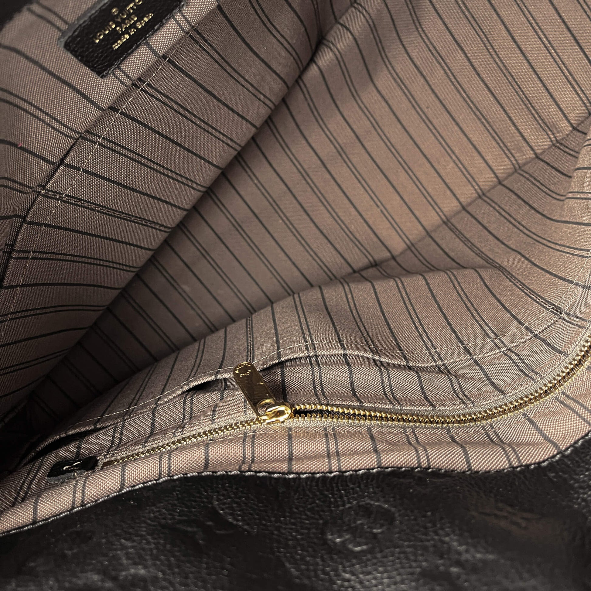 Second hand Louis Vuitton Artsy Leather Empreinte Hobo Shoulder Bag Black - Tabita Bags