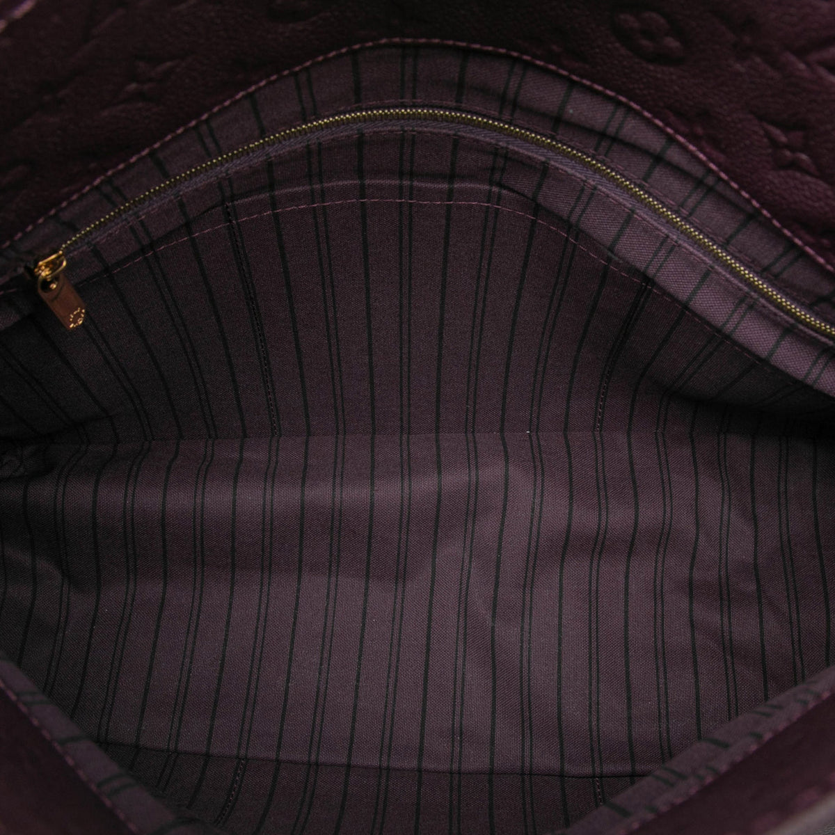 Second hand Louis Vuitton Artsy Leather Empreinte Hobo Shoulder Bag Purple - Tabita Bags