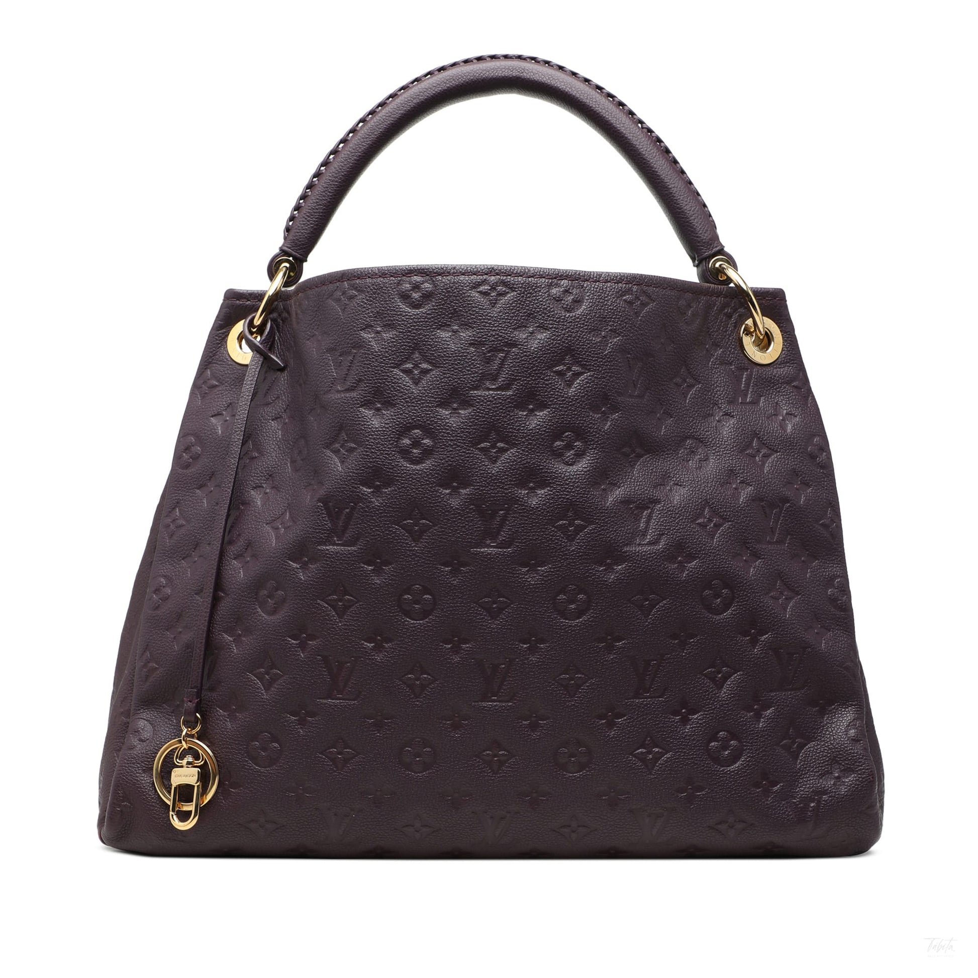 Second hand Louis Vuitton Artsy Leather Empreinte Hobo Shoulder Bag Red - Tabita Bags