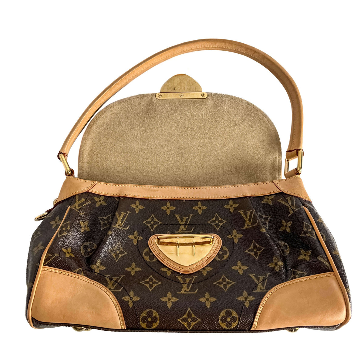 Second hand Louis Vuitton Beverly MM Canvas Flap Shoulder Bag Monogram - Tabita Bags
