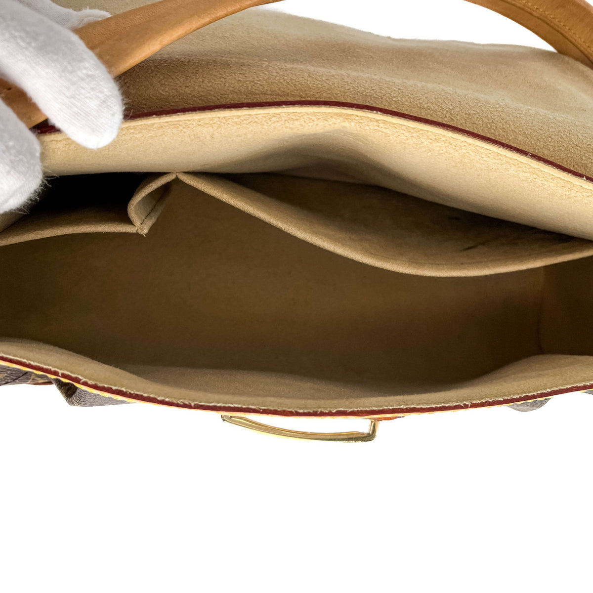 Second hand Louis Vuitton Beverly MM Canvas Flap Shoulder Bag Monogram - Tabita Bags