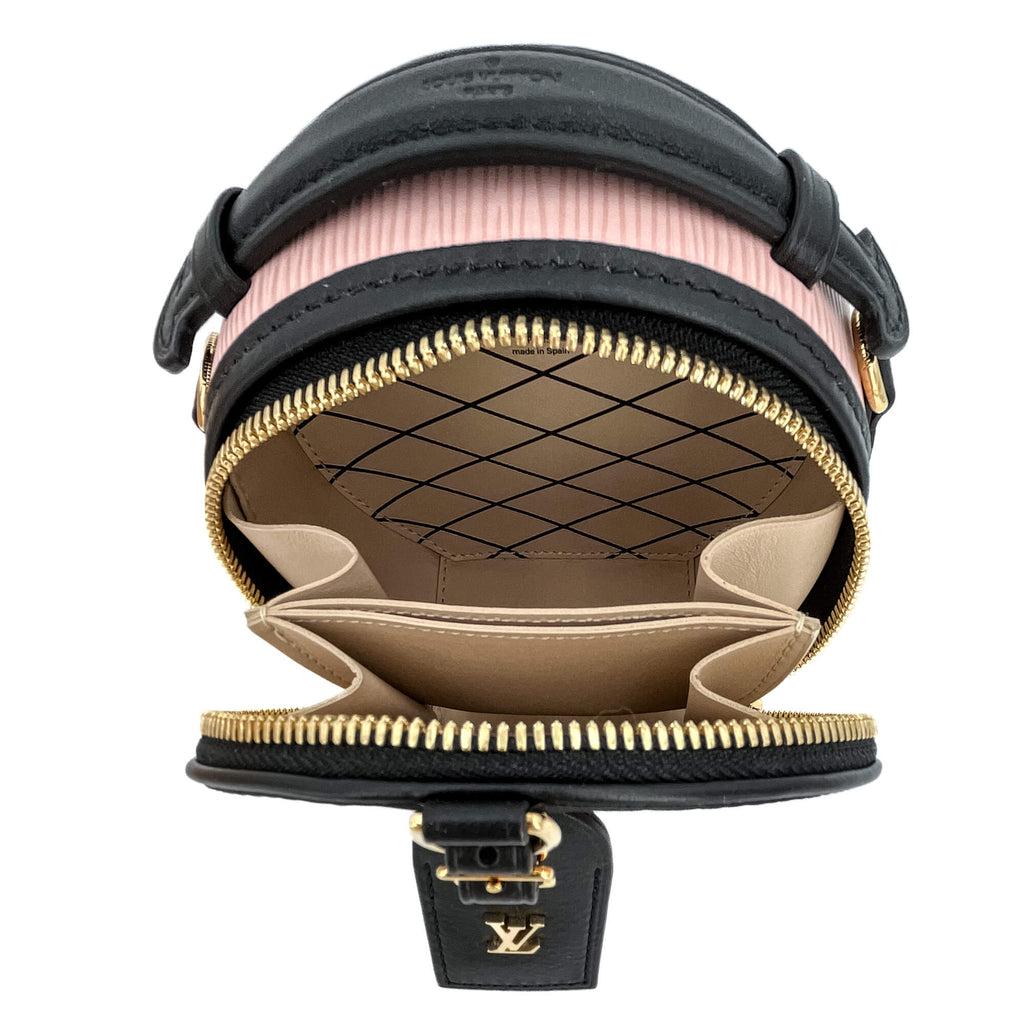 Second hand Louis Vuitton Boite Chapeau Epi Leather 2 - Ways Crossbody Pink & Black - Tabita Bags