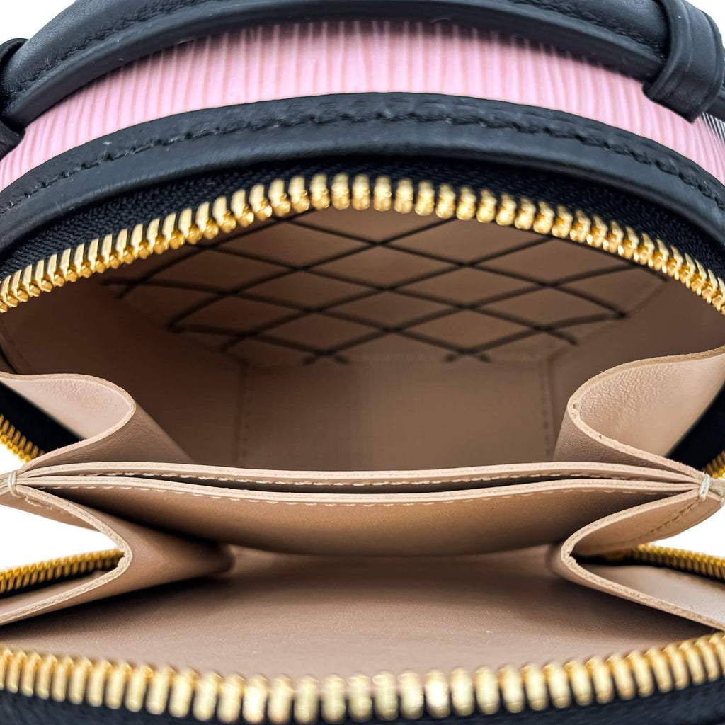 Second hand Louis Vuitton Boite Chapeau Epi Leather 2 - Ways Crossbody Pink & Black - Tabita Bags