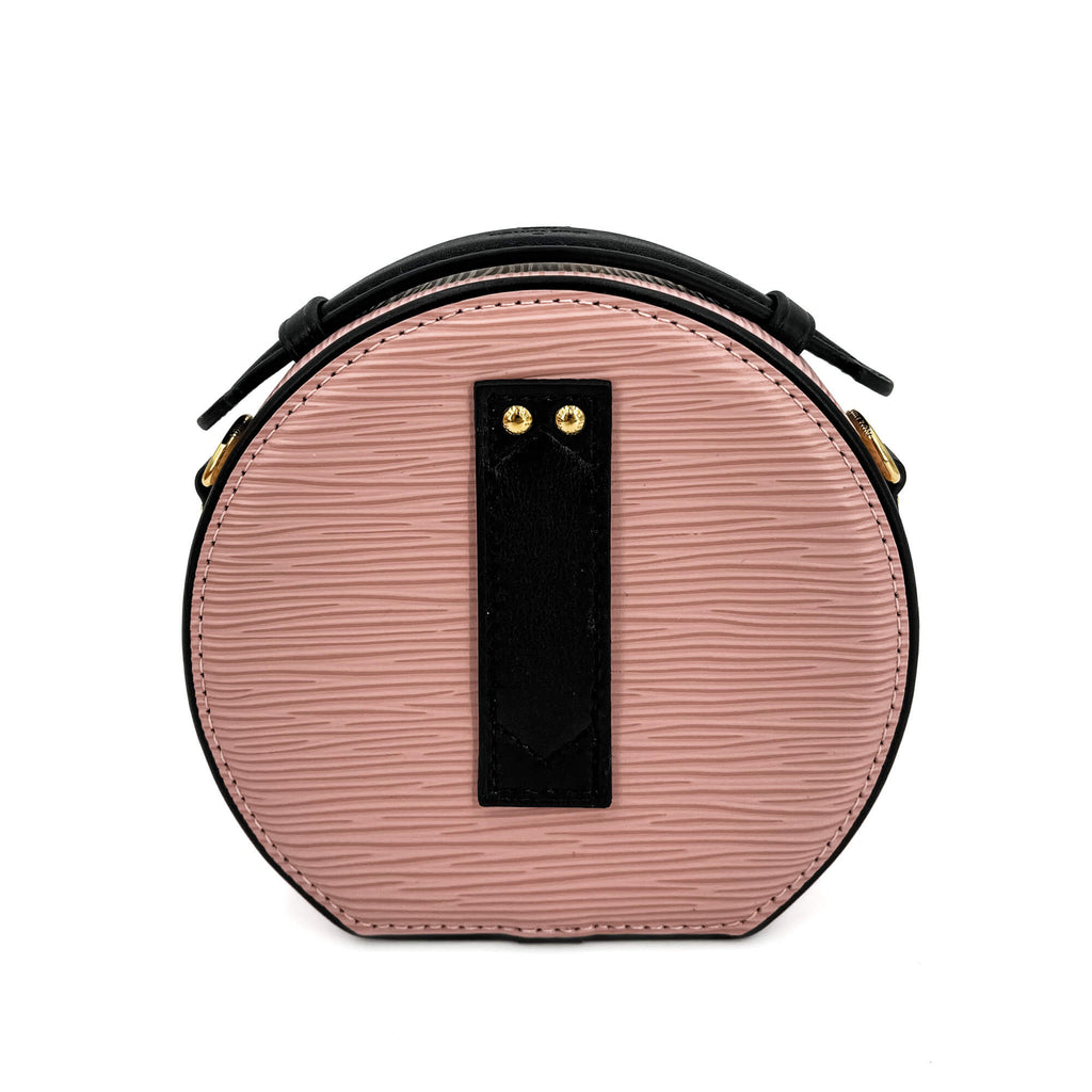 Second hand Louis Vuitton Boite Chapeau Epi Leather 2 - Ways Crossbody Pink & Black - Tabita Bags