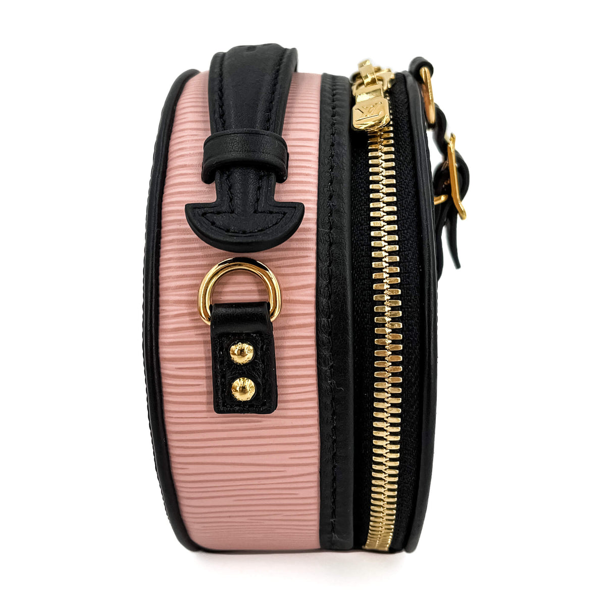 Second hand Louis Vuitton Boite Chapeau Epi Leather 2 - Ways Crossbody Pink & Black - Tabita Bags