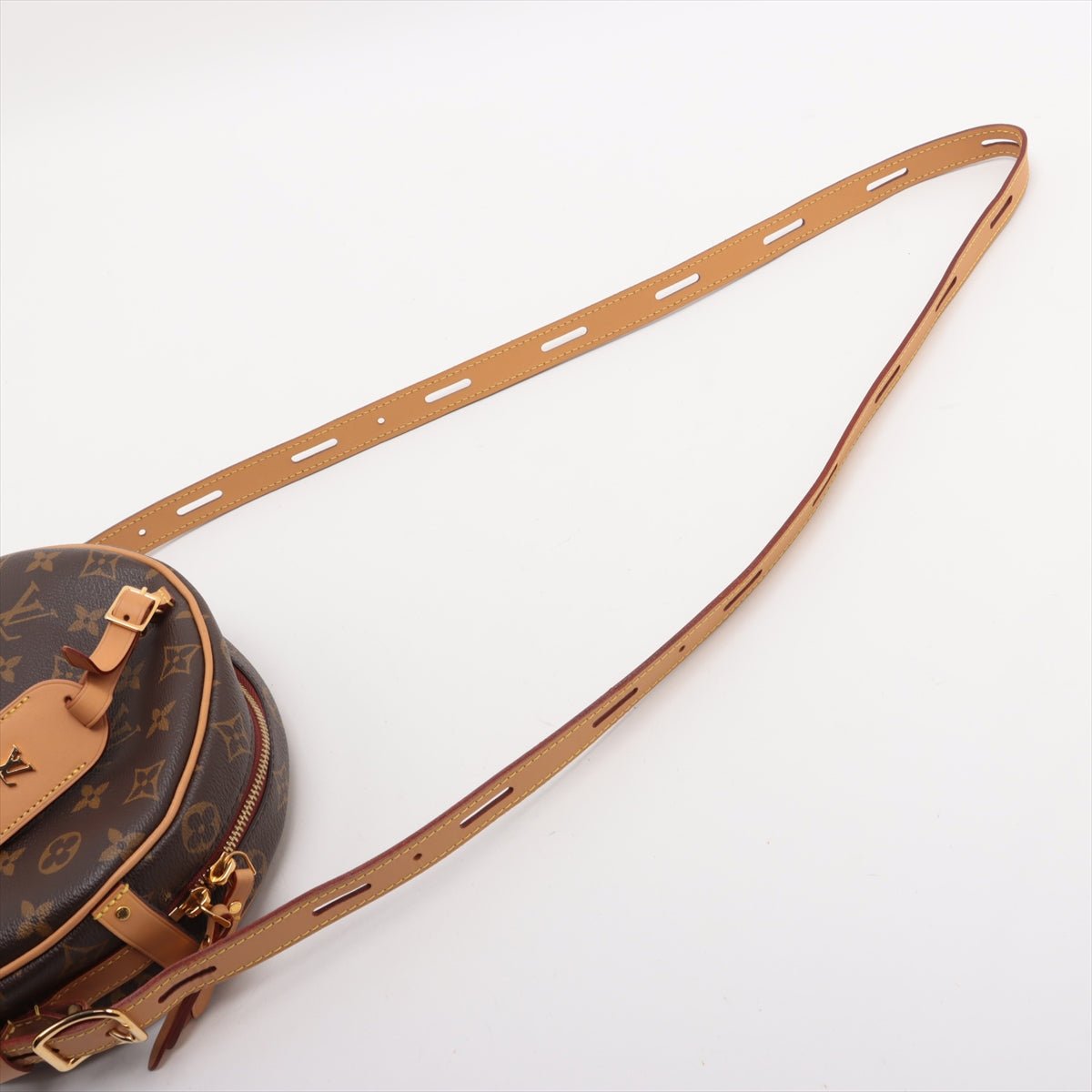 Second hand Louis Vuitton Boite Chapeau MM Canvas Crossbody Brown - Tabita Bags