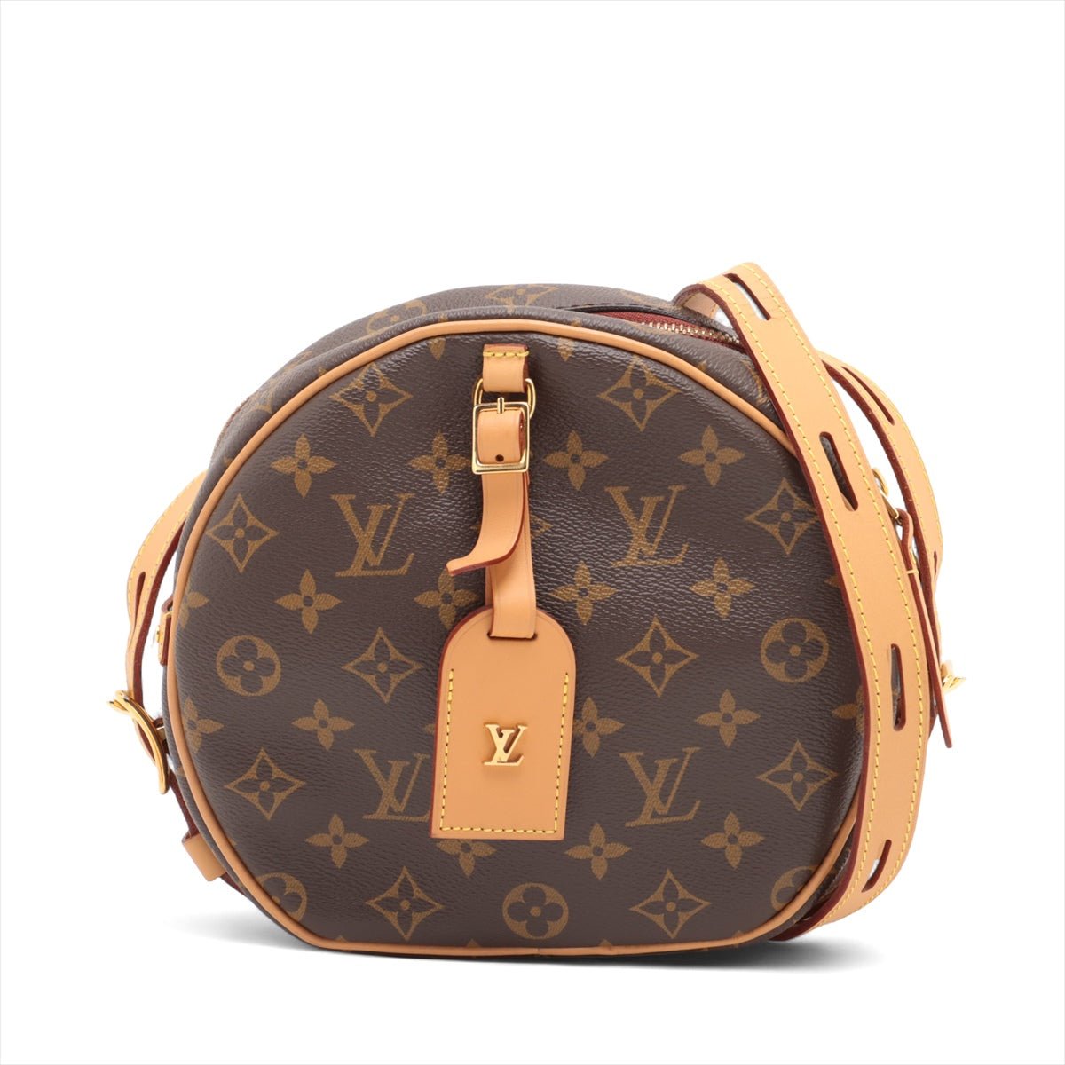 Second hand Louis Vuitton Boite Chapeau MM Canvas Crossbody Brown - Tabita Bags