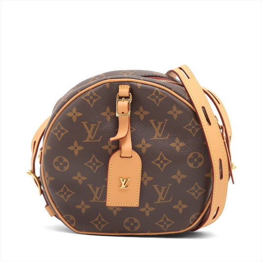 Second hand Louis Vuitton Boite Chapeau MM Canvas Crossbody Brown - Tabita Bags