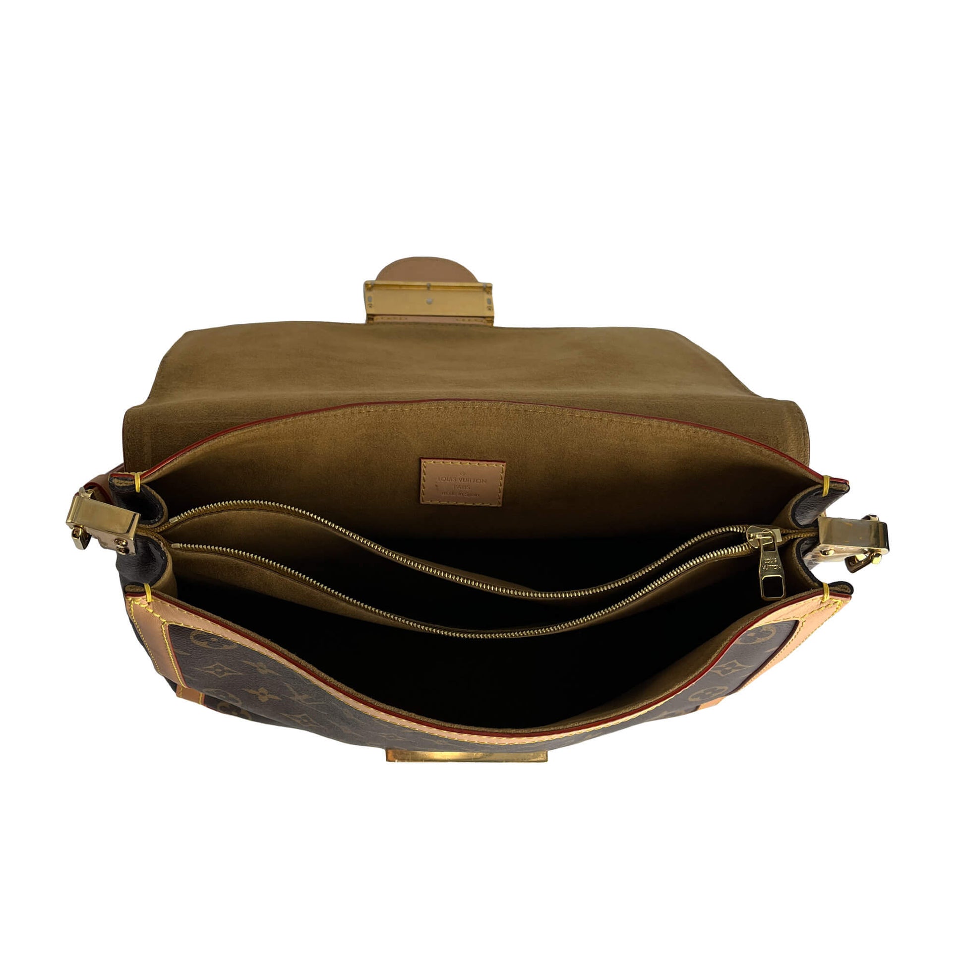 Second hand Louis Vuitton Boulogne Canvas Flap Shoulder Bag Monogram - Tabita Bags