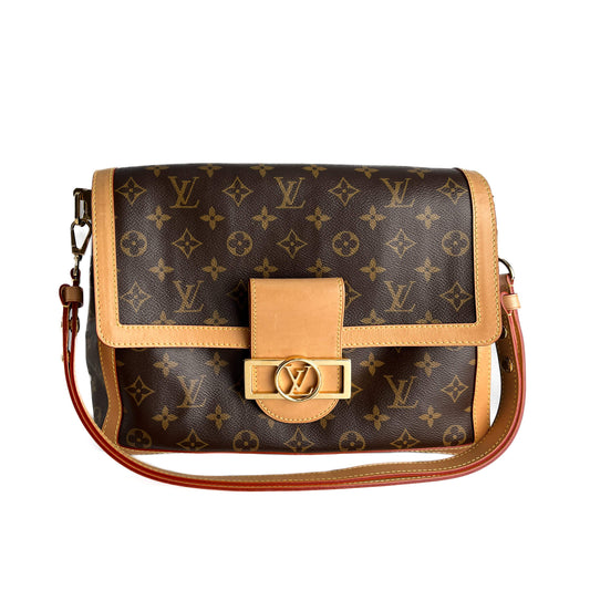 Second hand Louis Vuitton Boulogne Canvas Flap Shoulder Bag Monogram - Tabita Bags