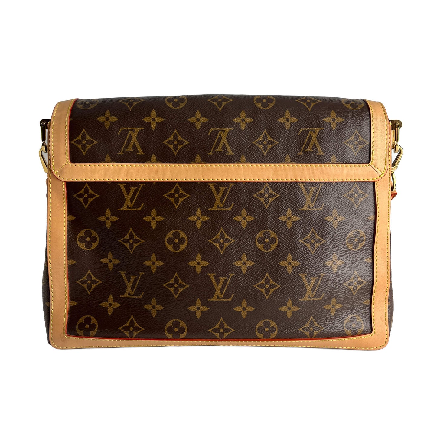 Second hand Louis Vuitton Boulogne Canvas Flap Shoulder Bag Monogram - Tabita Bags