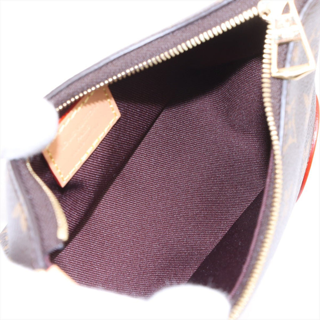 Second hand Louis Vuitton Boulogne Nano Canvas Pouch Handbag Monogram - Tabita Bags