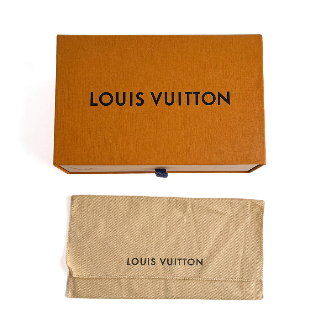 Second hand Louis Vuitton Brazza Canvas Vertical long Wallet Damier Graphite - Tabita Bags