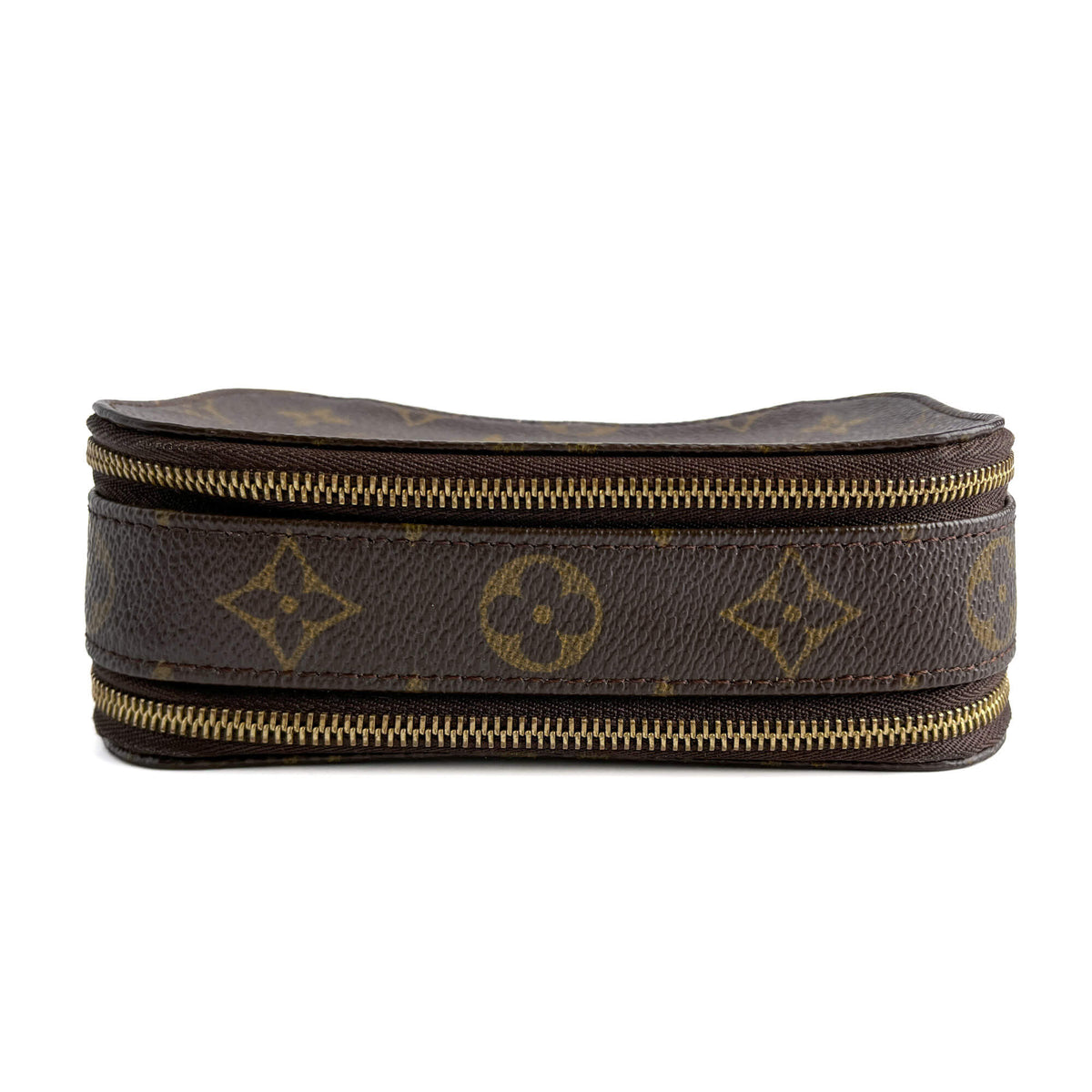 Second hand Louis Vuitton Canvas Jewelry Case Double Side Monogram - Tabita Bags