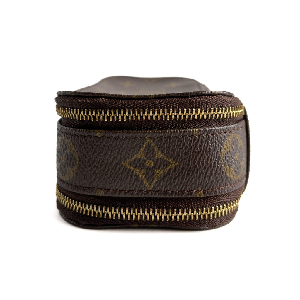 Second hand Louis Vuitton Canvas Jewelry Case Double Side Monogram - Tabita Bags