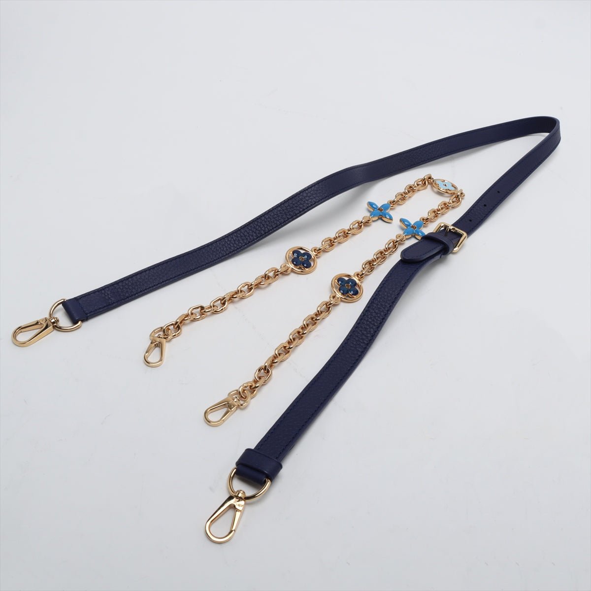 Second hand Louis Vuitton Capucines BB Taurillon Leather Handbag Blue - Tabita Bags