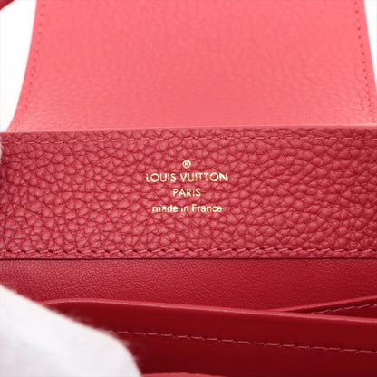 Second hand Louis Vuitton Capucines Mini Taurillon Leather 2 - Ways Handbag Red - Tabita Bags