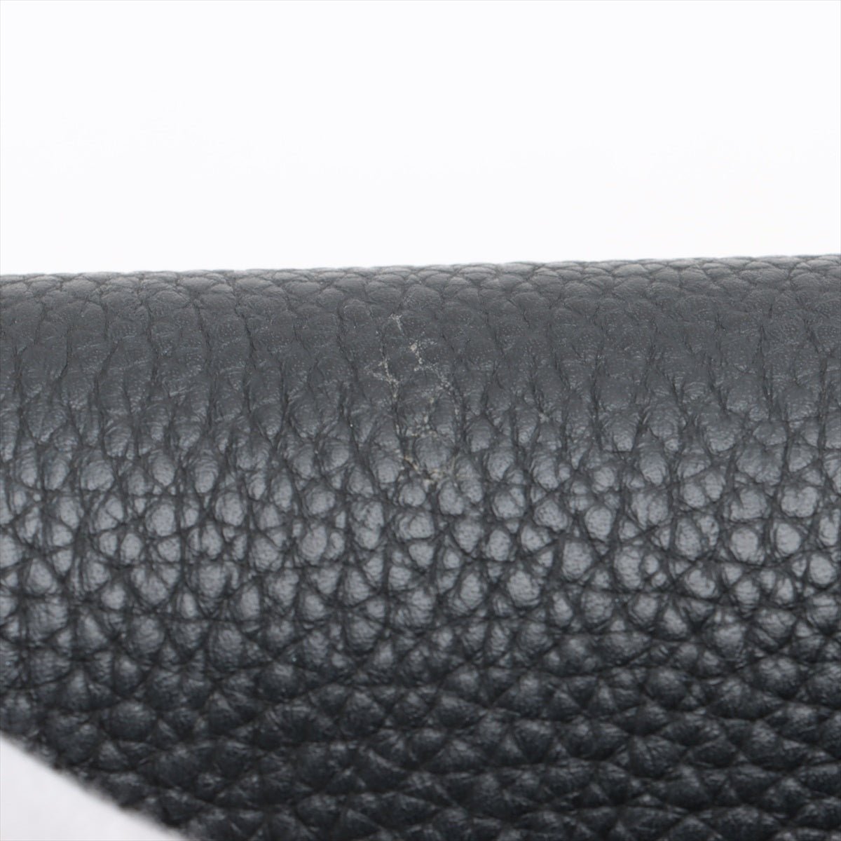 Second hand Louis Vuitton Capucines PM Taurillon Leather 2 - Ways Handbag Black - Tabita Bags