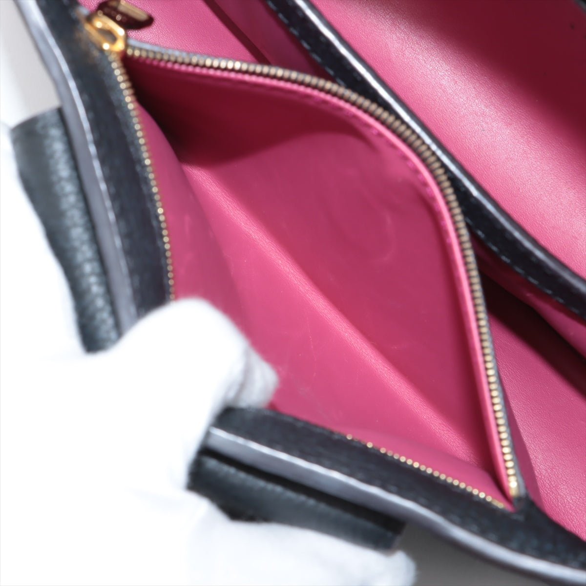 Second hand Louis Vuitton Capucines PM Taurillon Leather 2 - Ways Handbag Black - Tabita Bags