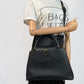 Second hand Louis Vuitton Capucines PM Taurillon Leather 2 - Ways Handbag Black - Tabita Bags