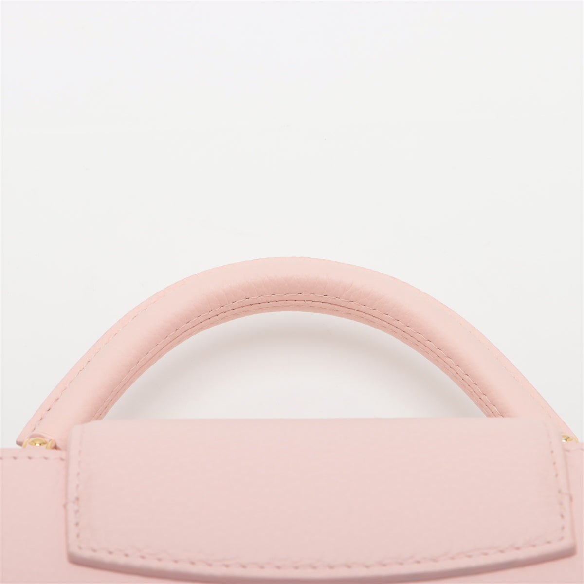 Second hand Louis Vuitton Capucines Taurillon Leather Bag No Strap Pink - Tabita Bags