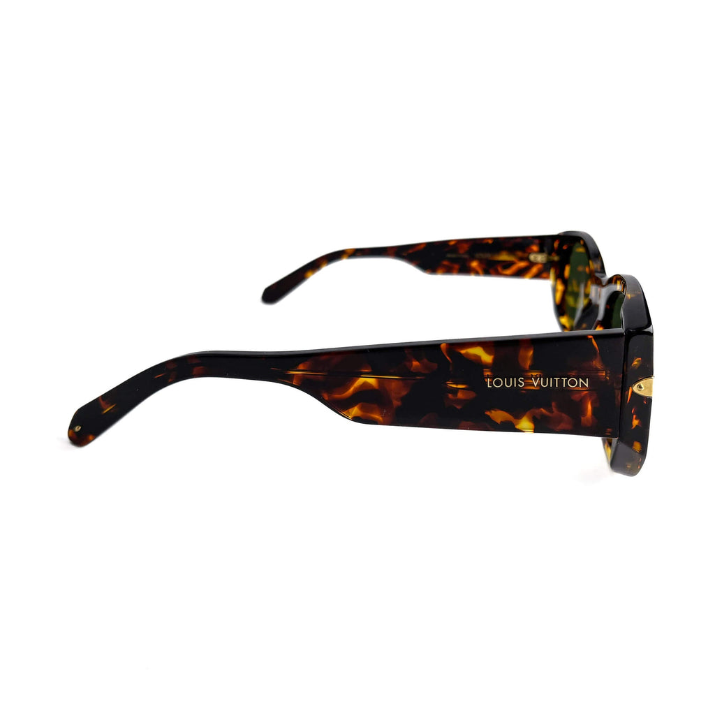 Second hand Louis Vuitton Cat Eye Sunglasses Acetate Brown - Tabita Bags