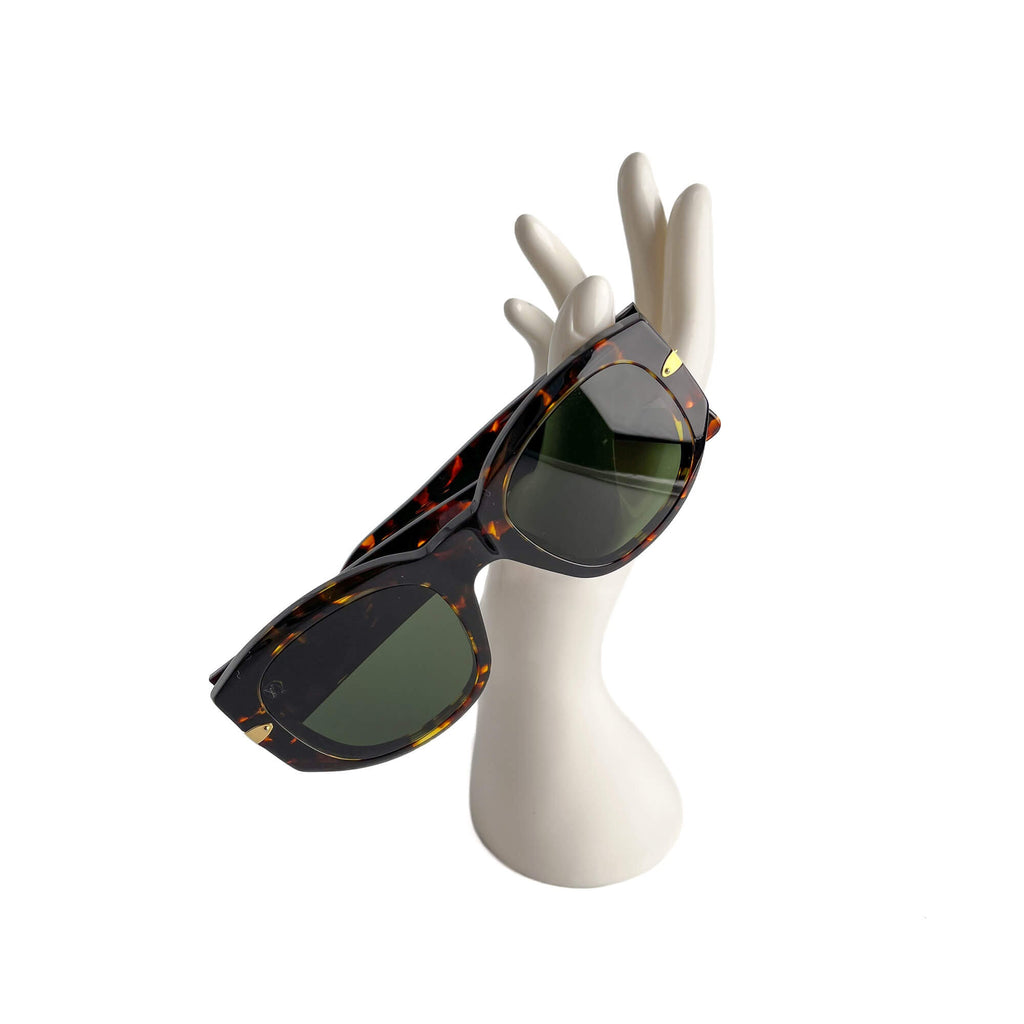 Second hand Louis Vuitton Cat Eye Sunglasses Acetate Brown - Tabita Bags